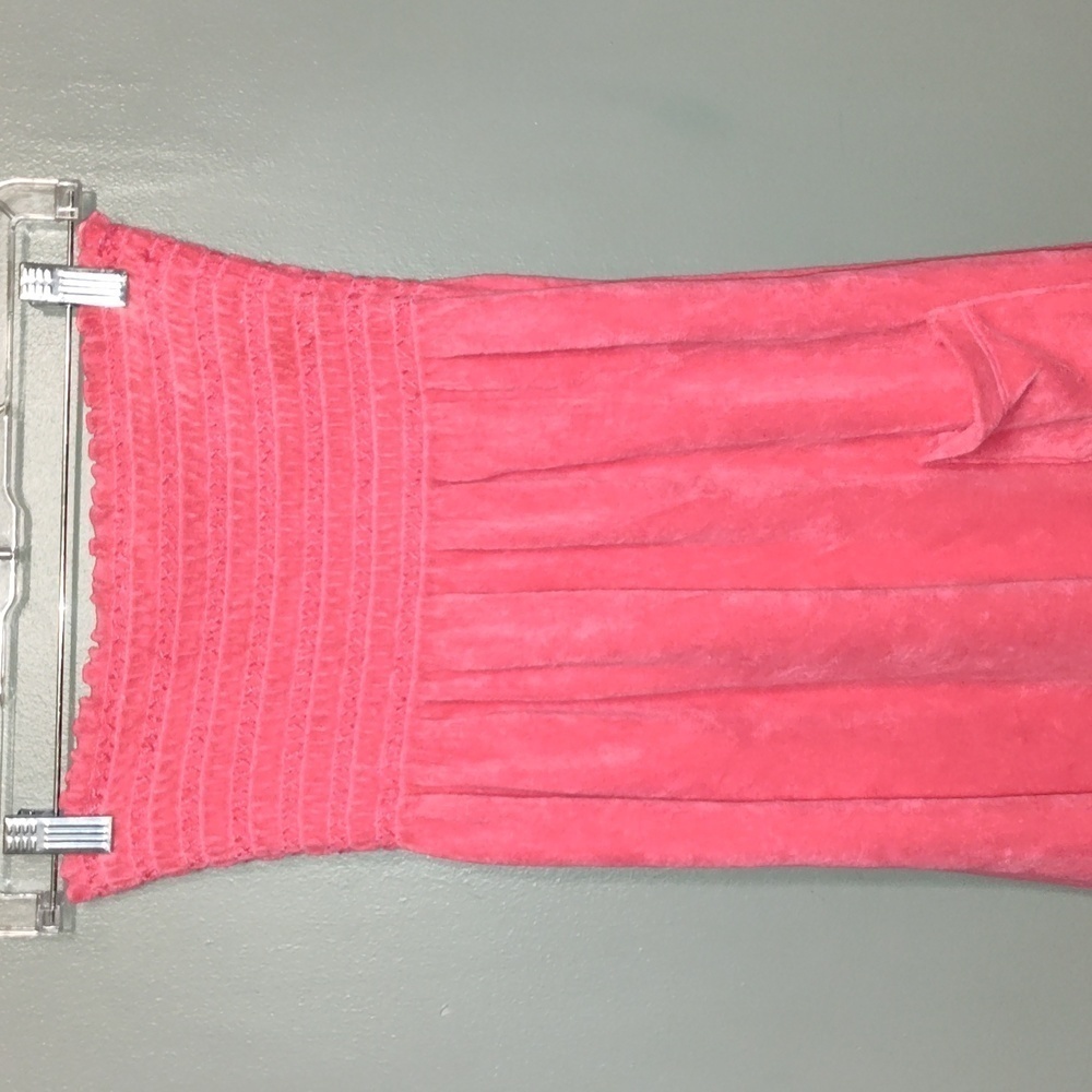 Elegant Pink Strapless Dress